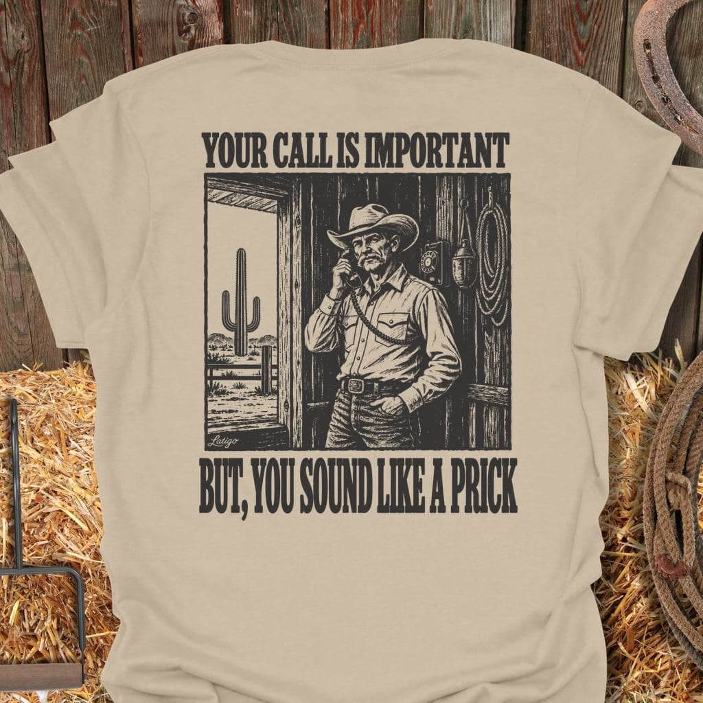 Printify T-Shirt Sand / S Important Call Tee