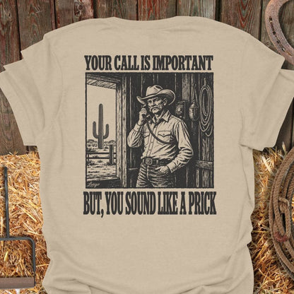 Printify T-Shirt Sand / S Important Call Tee