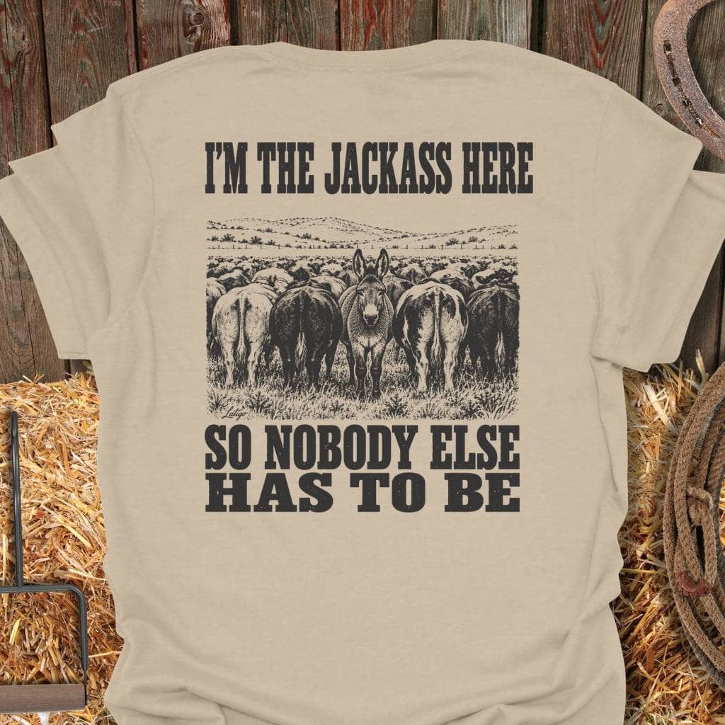 Printify T-Shirt Sand / S Jackass Tee