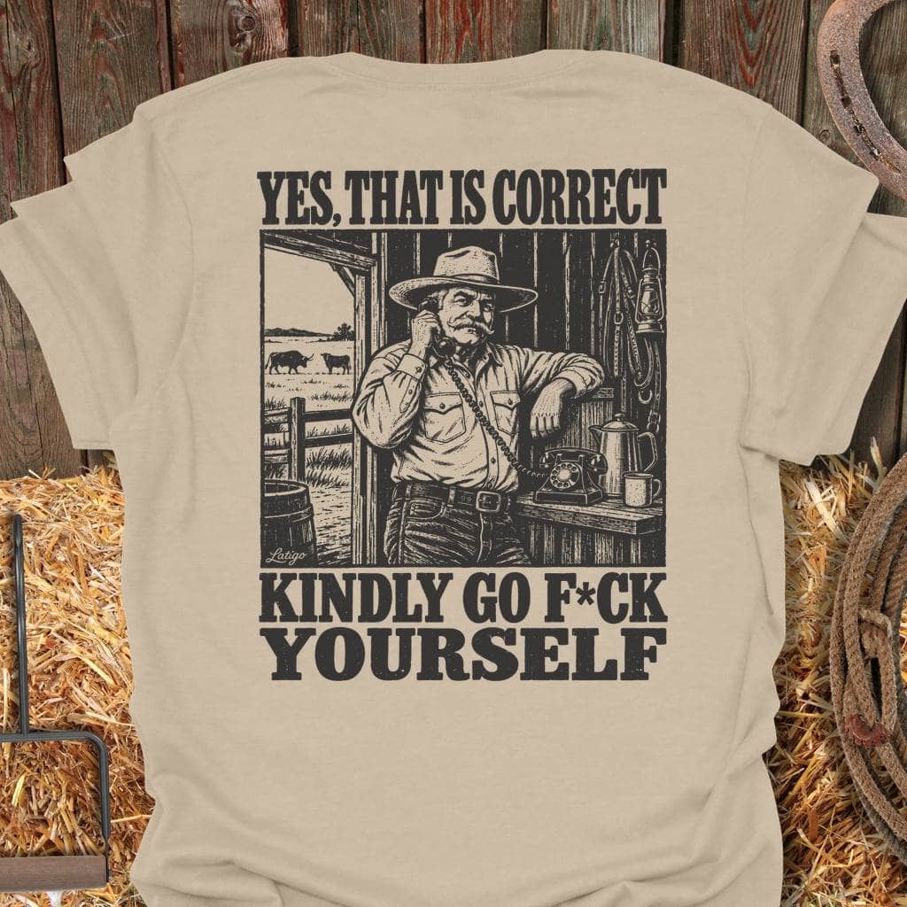 Printify T-Shirt Sand / S Kindly Go Tee