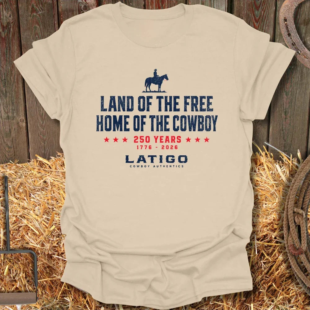 Printify T-Shirt Sand / S Land Of The Free Light Tee