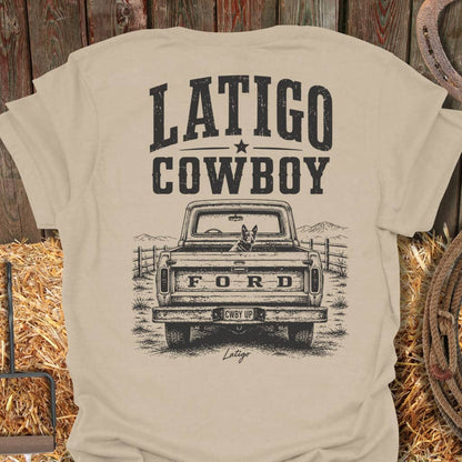 Printify T-Shirt Sand / S Latigo Cowboy Tee