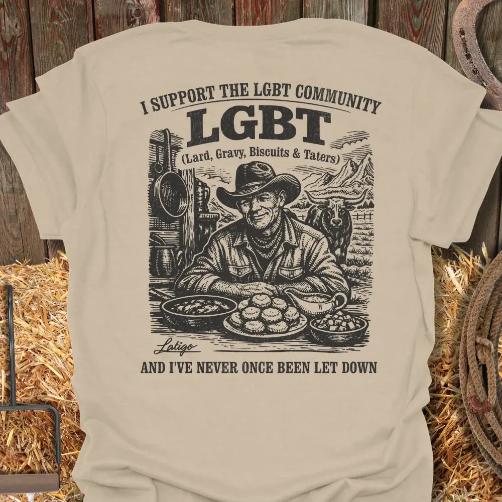 Printify T-Shirt Sand / S LGBT Pride Tee
