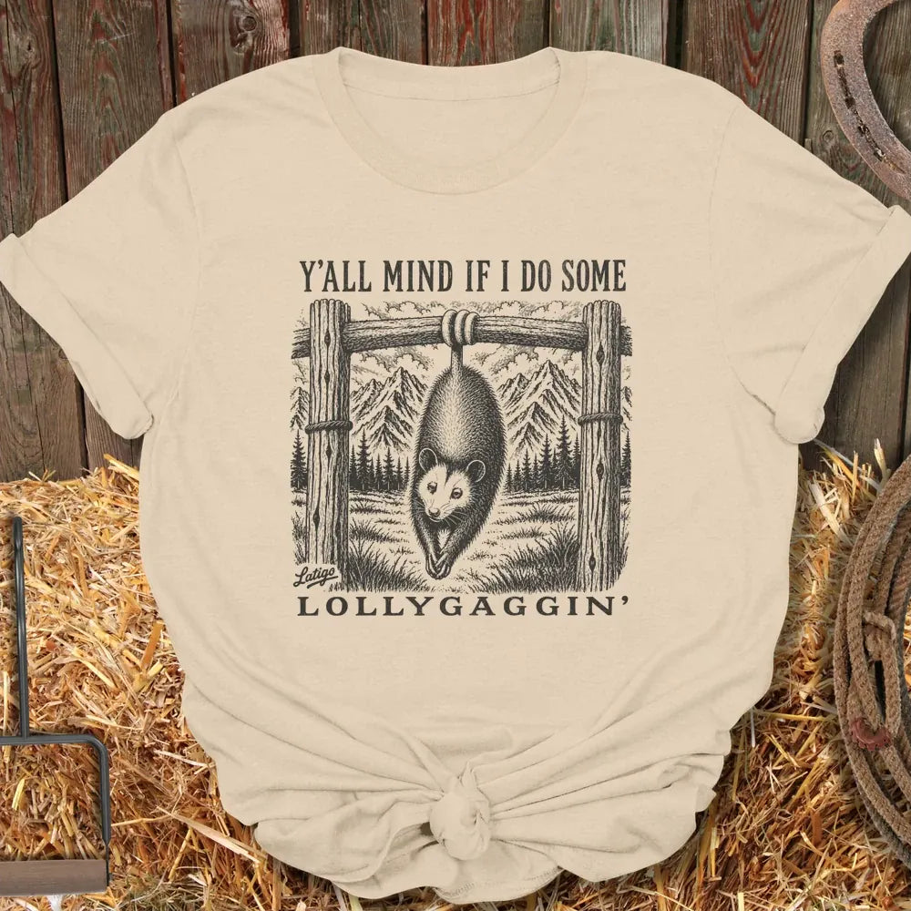 Printify T-Shirt Sand / S Lollygaggin Tee