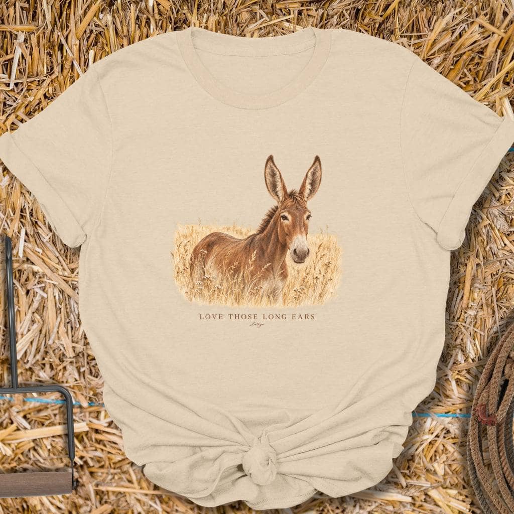 Printify T-Shirt Sand / S Long Ears Tee