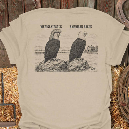 Printify T-Shirt Sand / S Merica Tee