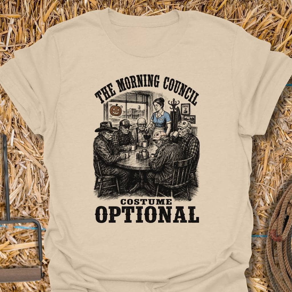 Printify T-Shirt Sand / S Morning Council Tee