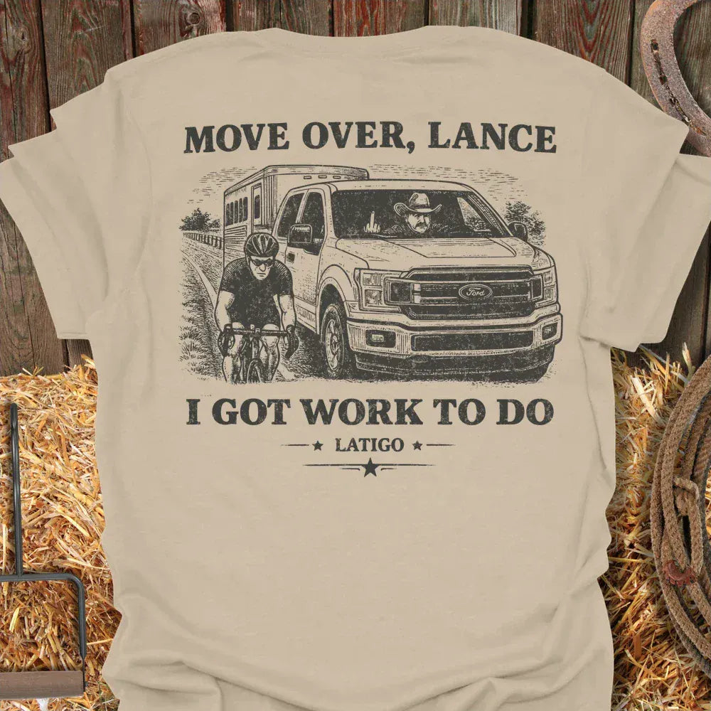 Printify T-Shirt Sand / S Move Over Lance Tee