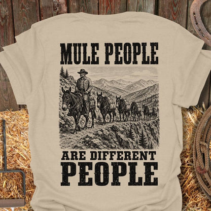 Printify T-Shirt Sand / S Mule People Tee