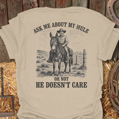 Printify T-Shirt Sand / S My Mule Tee