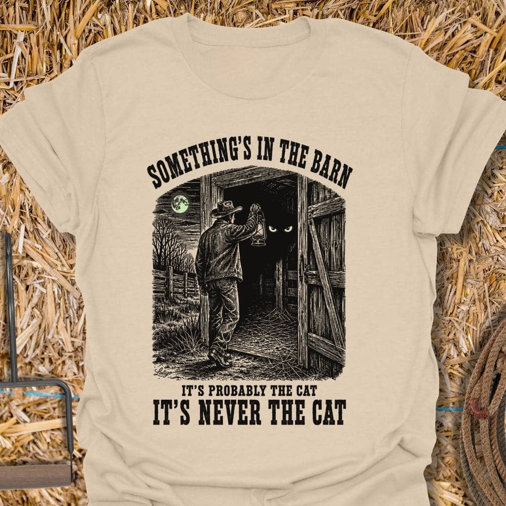 Printify T-Shirt Sand / S Never The Cat Tee