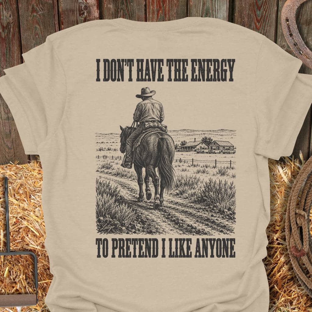 Printify T-Shirt Sand / S No Energy Tee