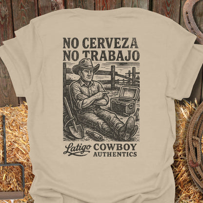 Printify T-Shirt Sand / S No Trabajo Tee