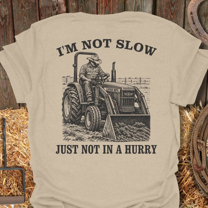 Printify T-Shirt Sand / S Not Slow Tee