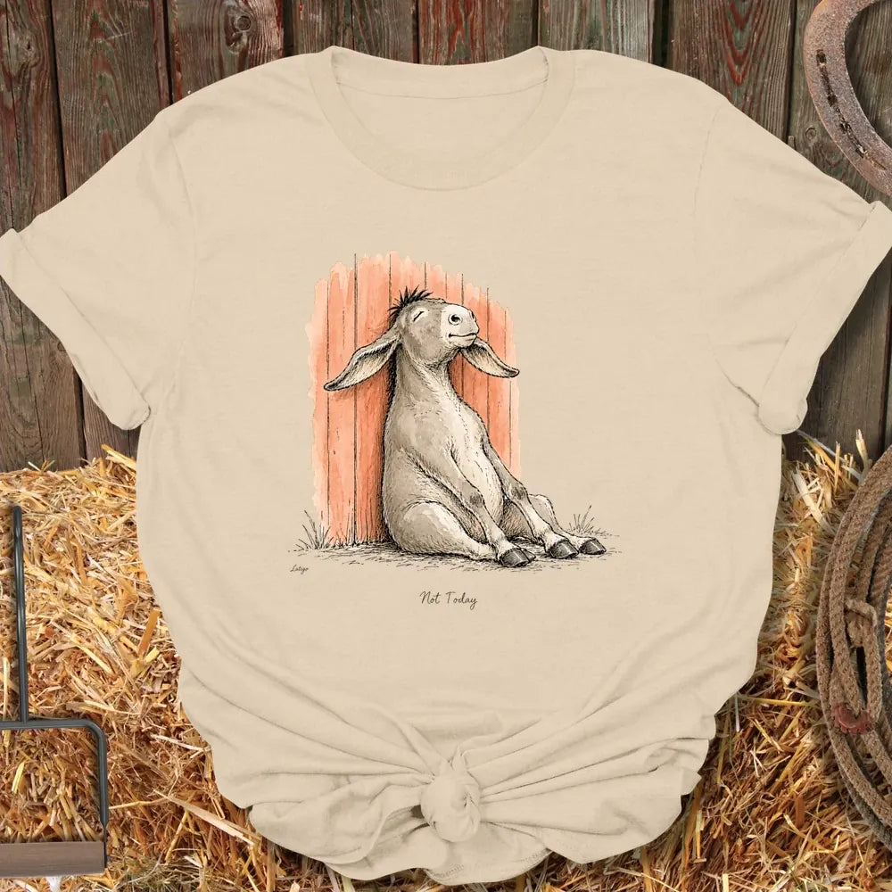 Printify T-Shirt Sand / S Not Today Tee