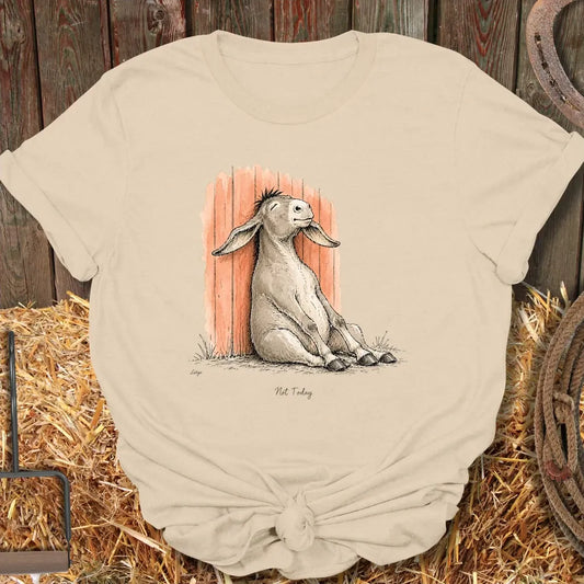Printify T-Shirt Sand / S Not Today Tee