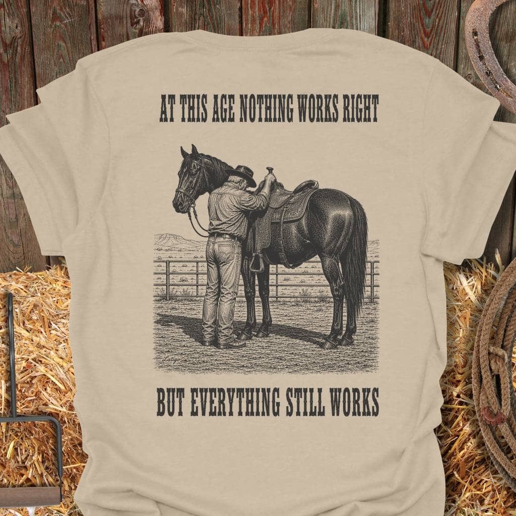 Printify T-Shirt Sand / S Nothing Works Tee