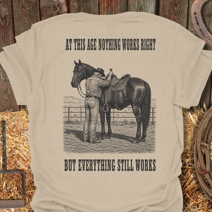 Printify T-Shirt Sand / S Nothing Works Tee