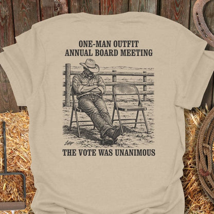 Printify T-Shirt Sand / S One-Man Outfit Tee