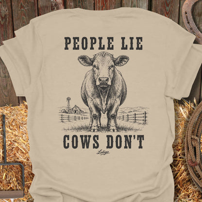 Printify T-Shirt Sand / S People Lie Tee