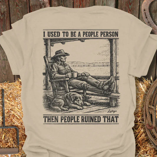 Printify T-Shirt Sand / S People Person Tee