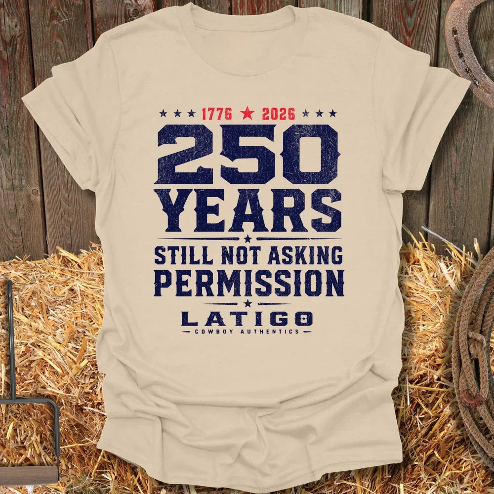 Printify T-Shirt Sand / S Permission Tee