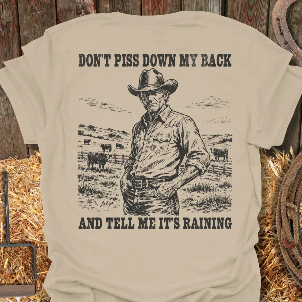 Printify T-Shirt Sand / S Piss Tee