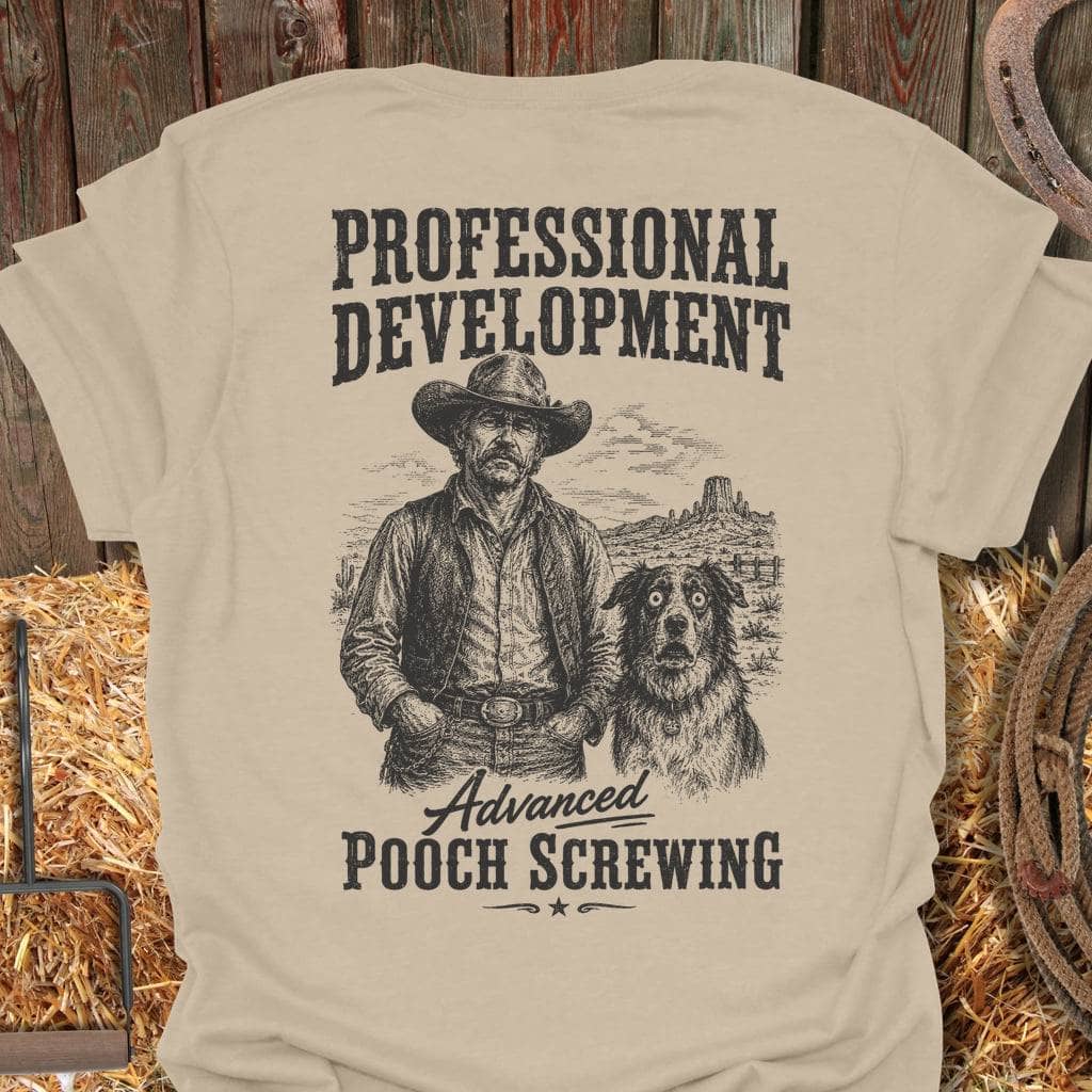 Printify T-Shirt Sand / S Pooch Screwing Tee