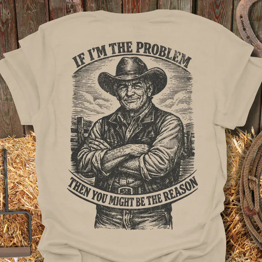 Printify T-Shirt Sand / S Problem Tee