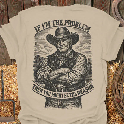Printify T-Shirt Sand / S Problem Tee
