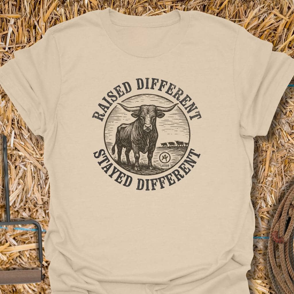 Printify T-Shirt Sand / S Raised Different Tee