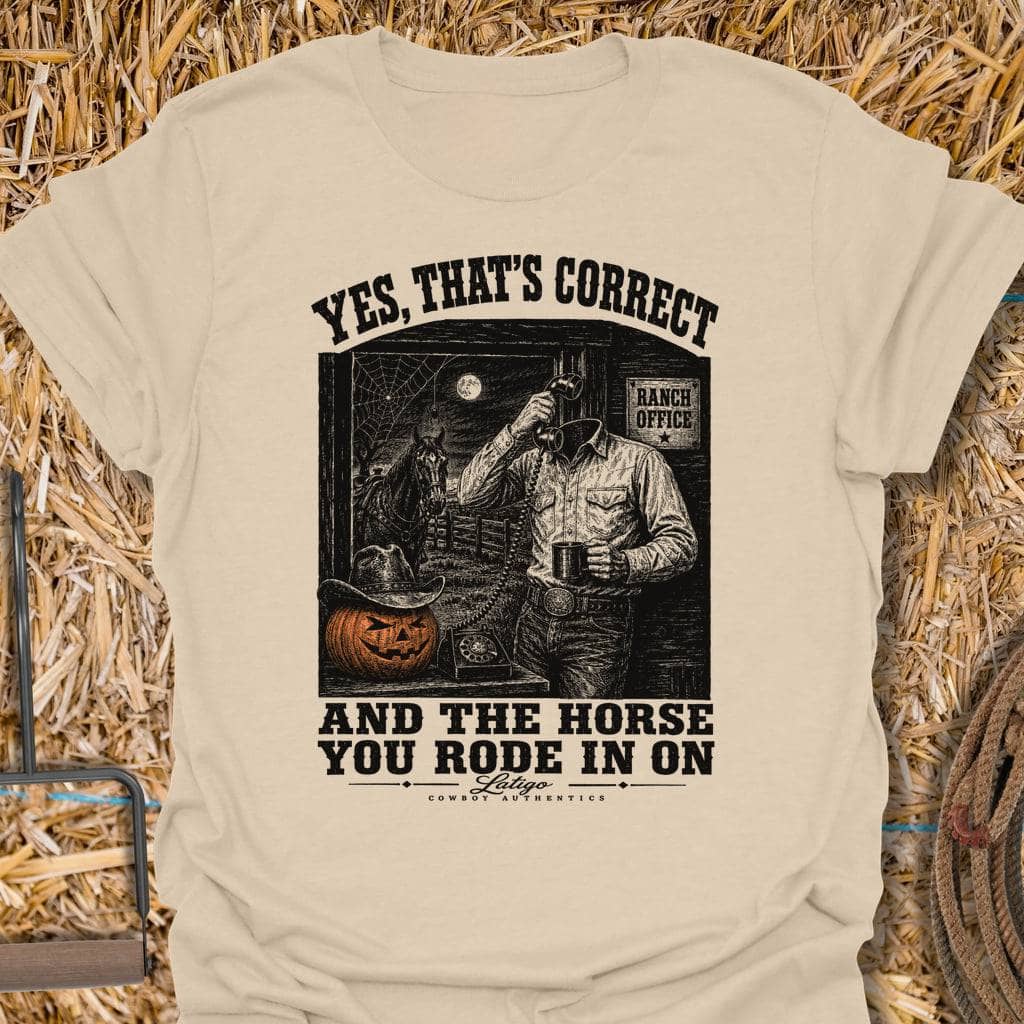 Printify T-Shirt Sand / S Rode In On Tee