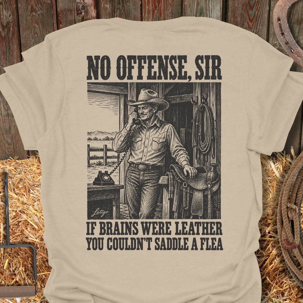 Printify T-Shirt Sand / S Saddle A Flea Tee