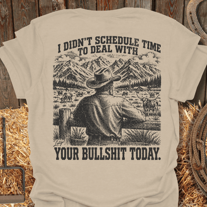 Printify T-Shirt Sand / S Schedule Tee