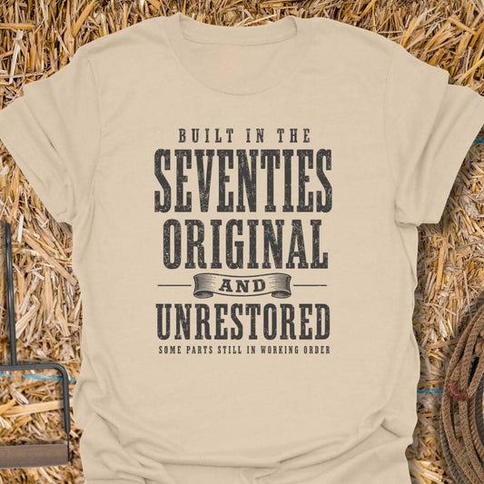 Printify T-Shirt Sand / S Seventies Tee