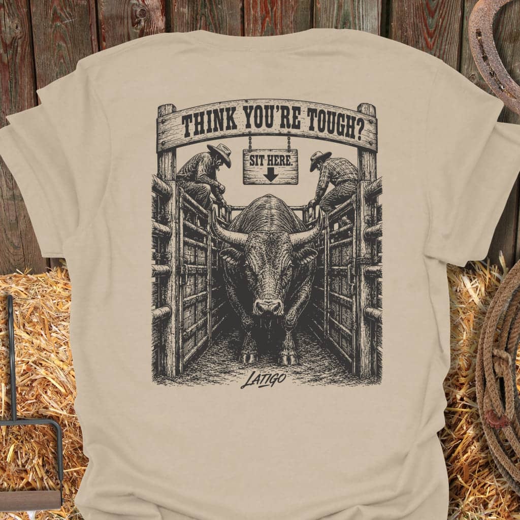 Printify T-Shirt Sand / S Sit Here Tee