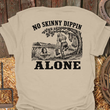 Printify T-Shirt Sand / S Skinny Dippin Tee