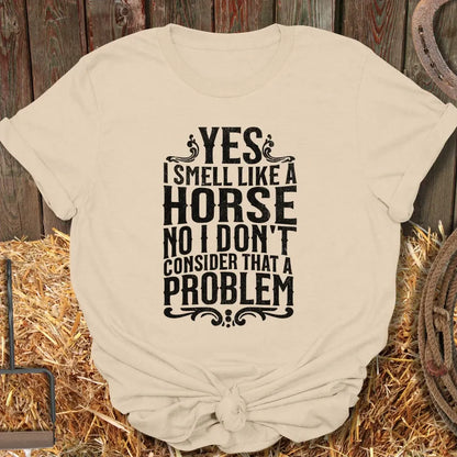 Printify T-Shirt Sand / S Smelly Tee