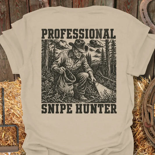 Printify T-Shirt Sand / S Snipe Hunter Tee