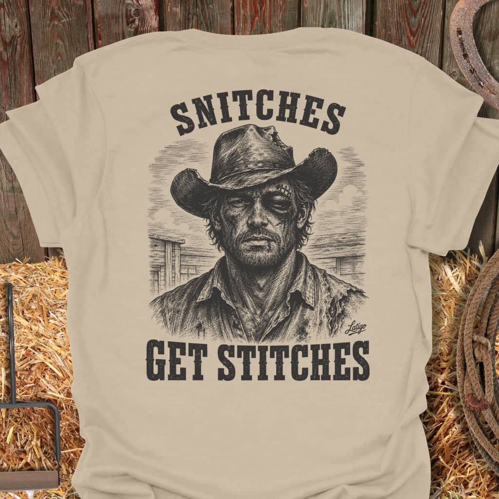 Printify T-Shirt Sand / S Snitches Tee