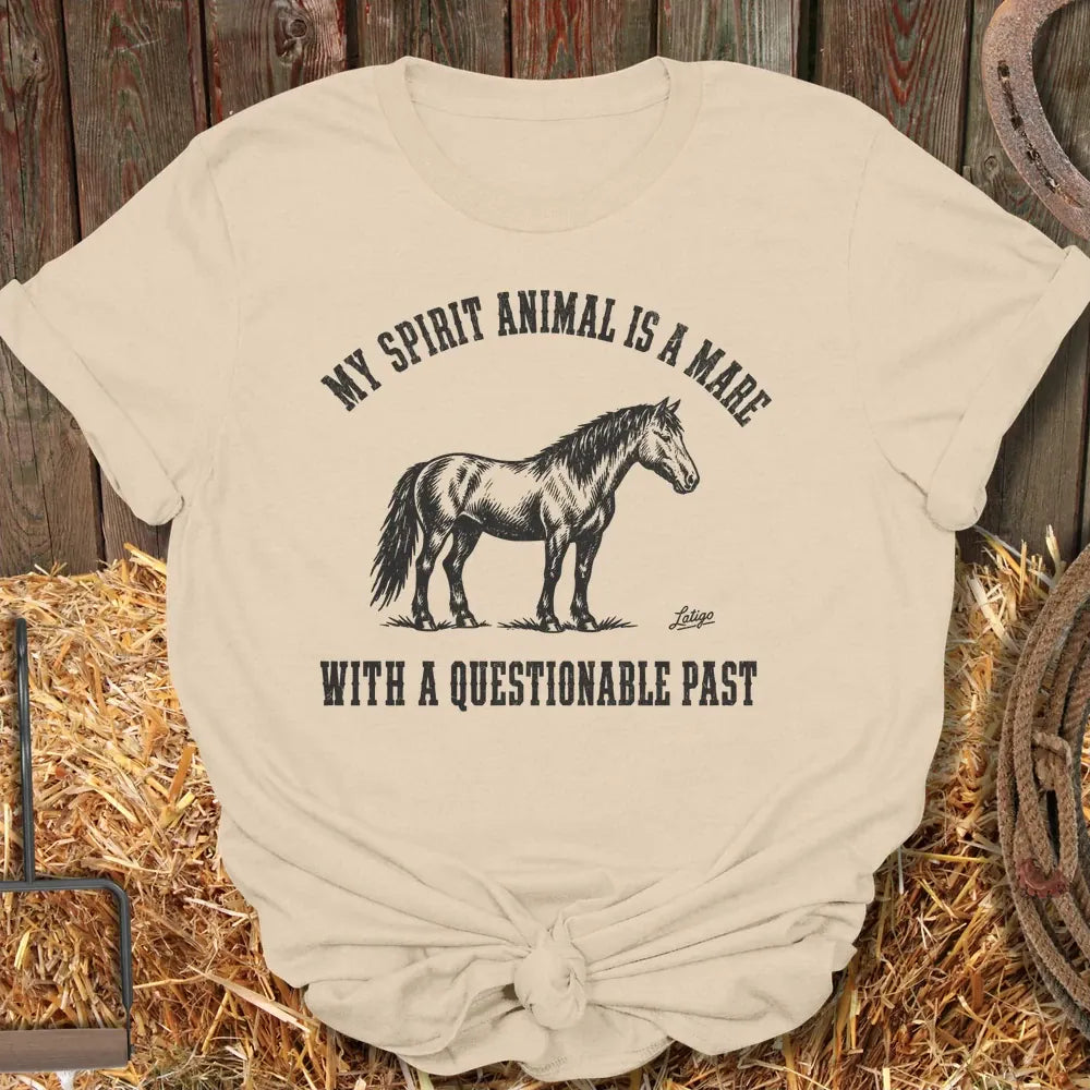 Printify T-Shirt Sand / S Spirit Animal Mare Tee