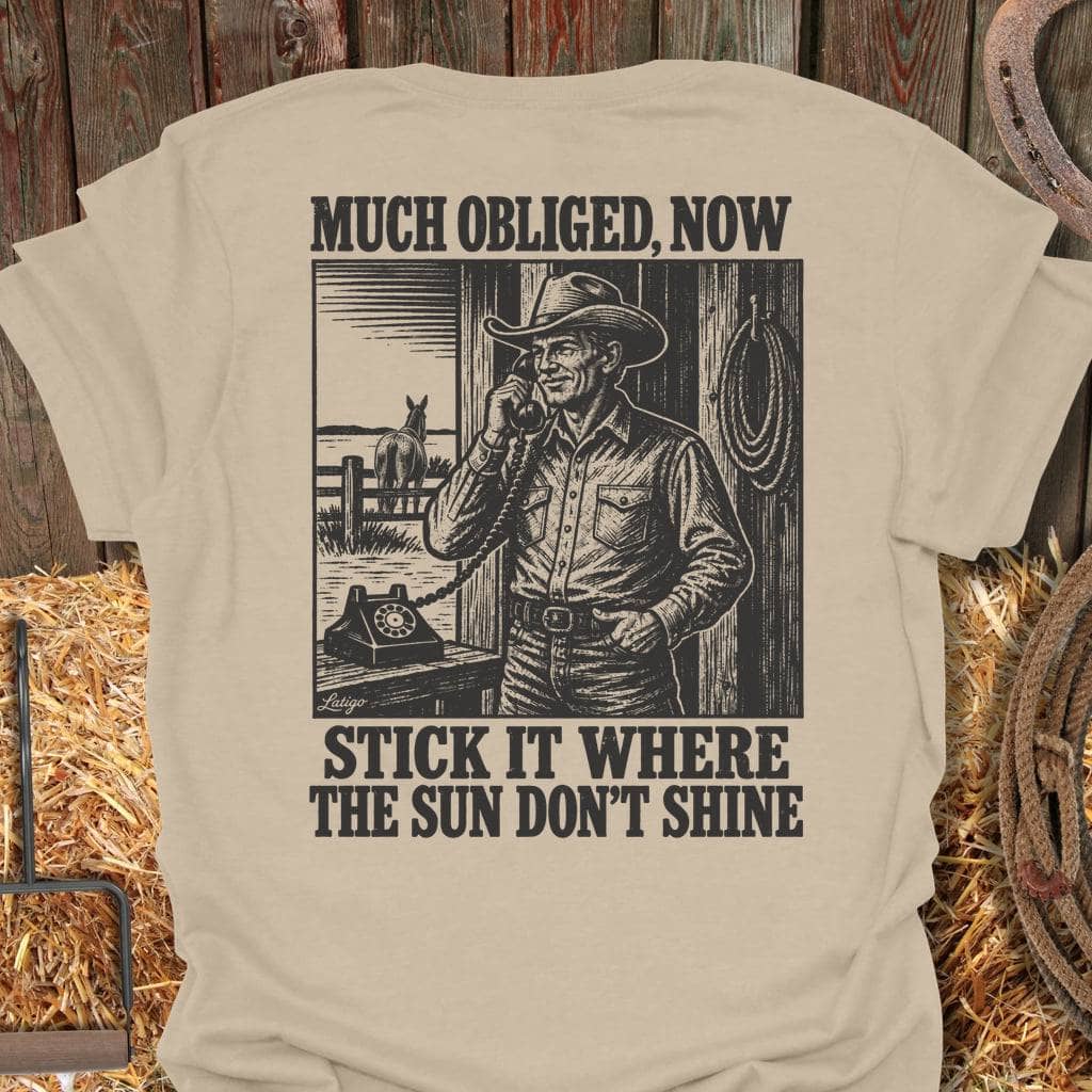 Printify T-Shirt Sand / S Sun Don't Shine Tee