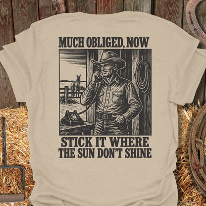 Printify T-Shirt Sand / S Sun Don't Shine Tee