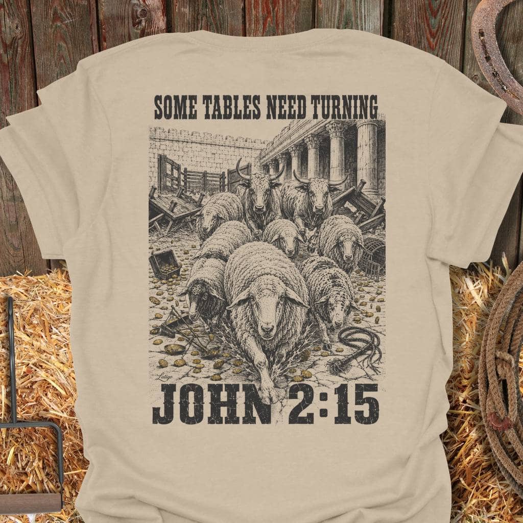 Printify T-Shirt Sand / S Tables Turning Tee