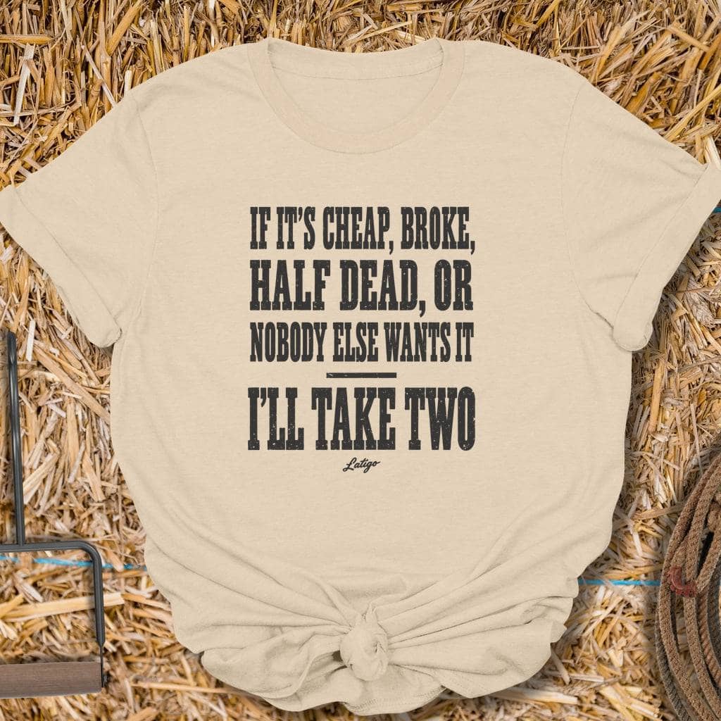 Printify T-Shirt Sand / S Take Two Tee