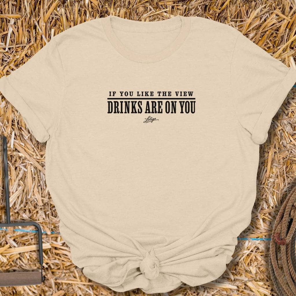 Printify T-Shirt Sand / S The View Tee