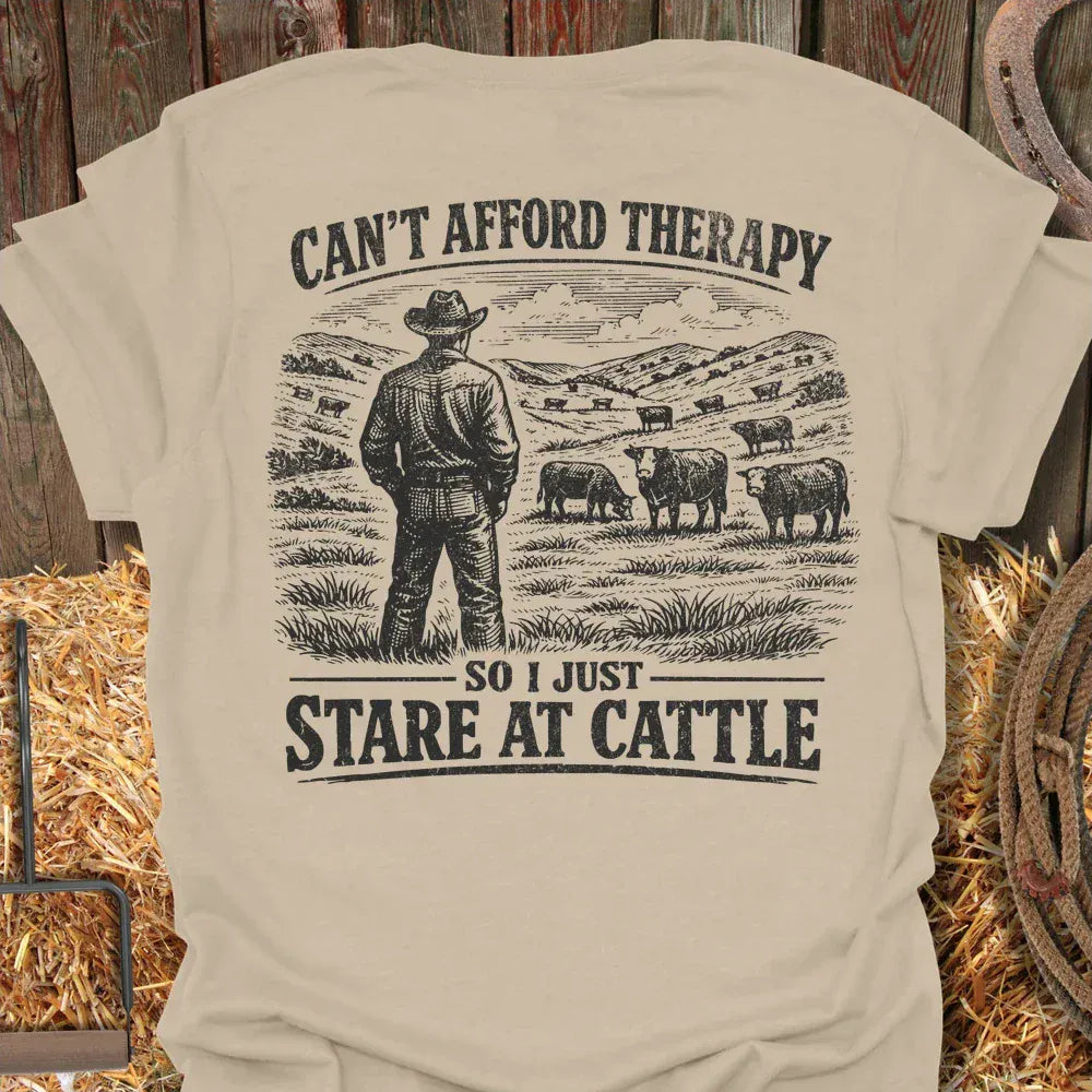 Printify T-Shirt Sand / S Therapy Tee