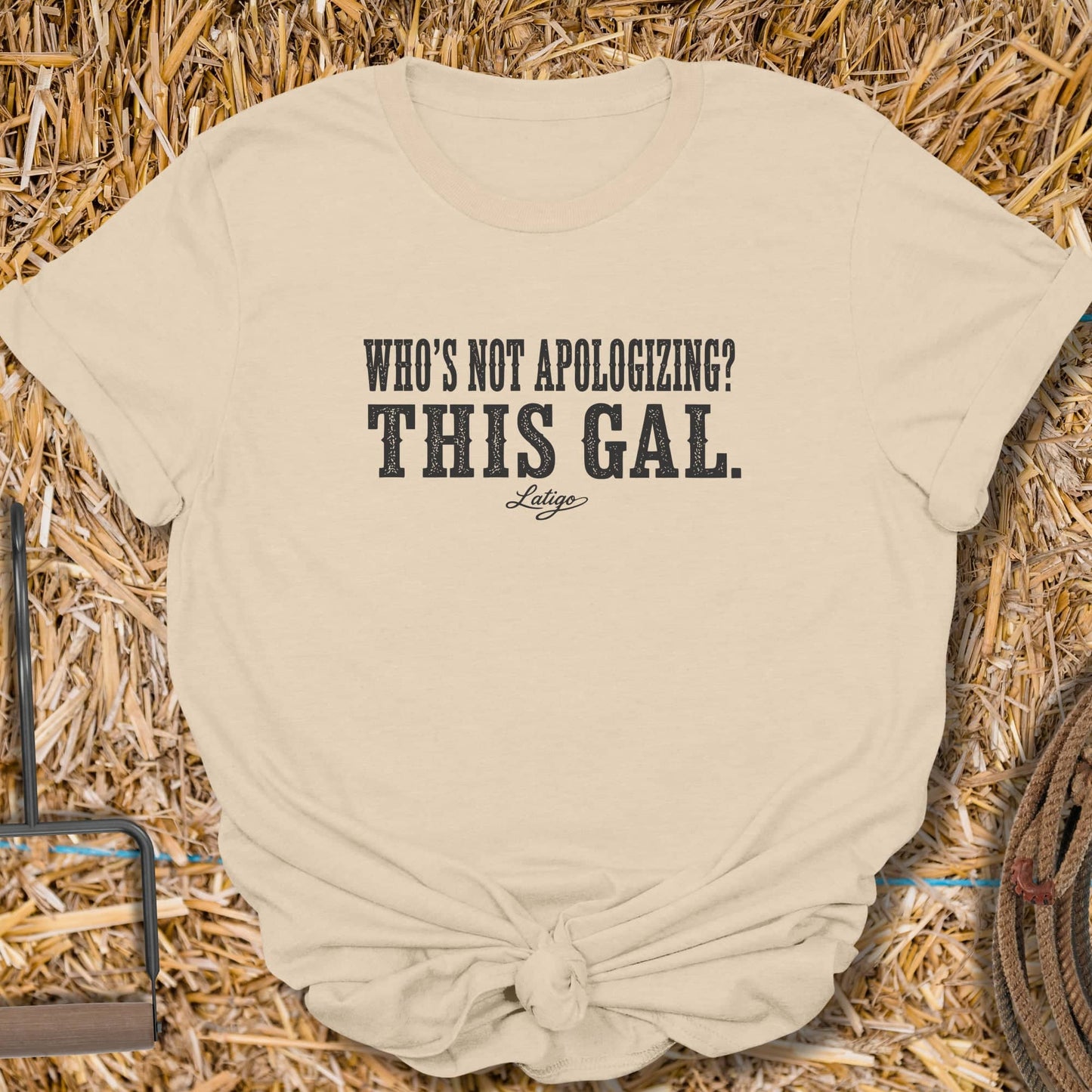 Printify T-Shirt Sand / S This Gal Tee
