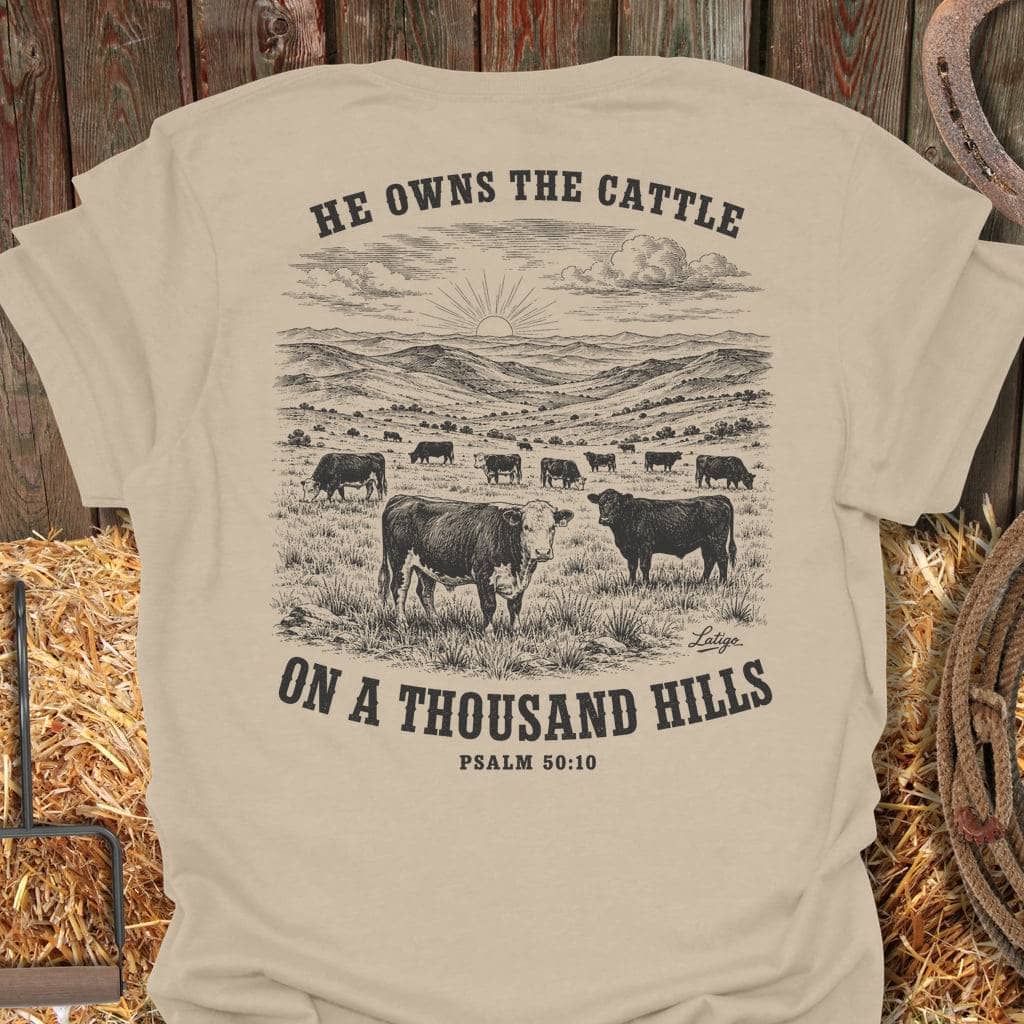 Printify T-Shirt Sand / S Thousand Hills Tee