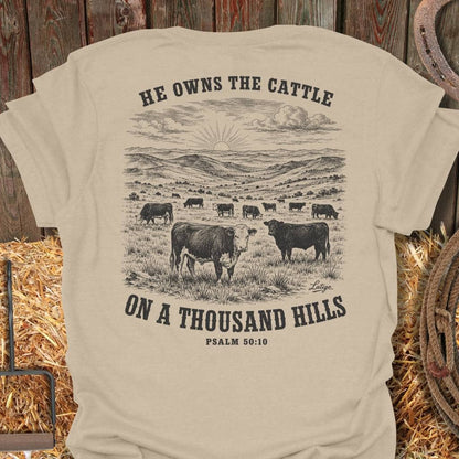 Printify T-Shirt Sand / S Thousand Hills Tee